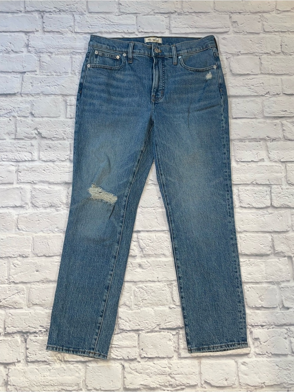 Madewell The Mid Rise Perfect Vintage Jean. Blue Size 29